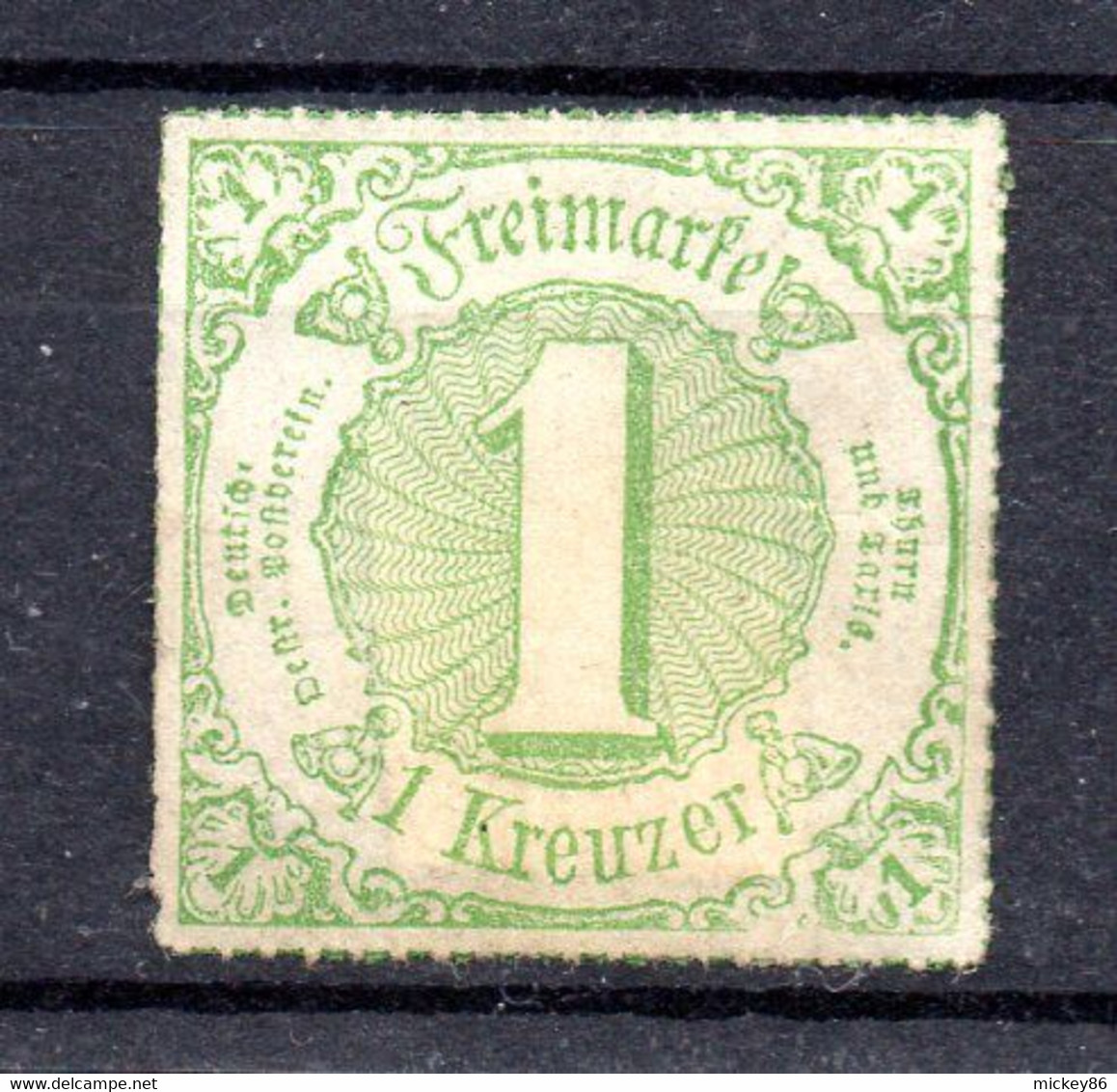 Allemagne--TOUR ET TAXIS --état Du Sud --1865--n° 45 --neuf  Avec Charnière .env 18 €....recto-verso - Nuevos