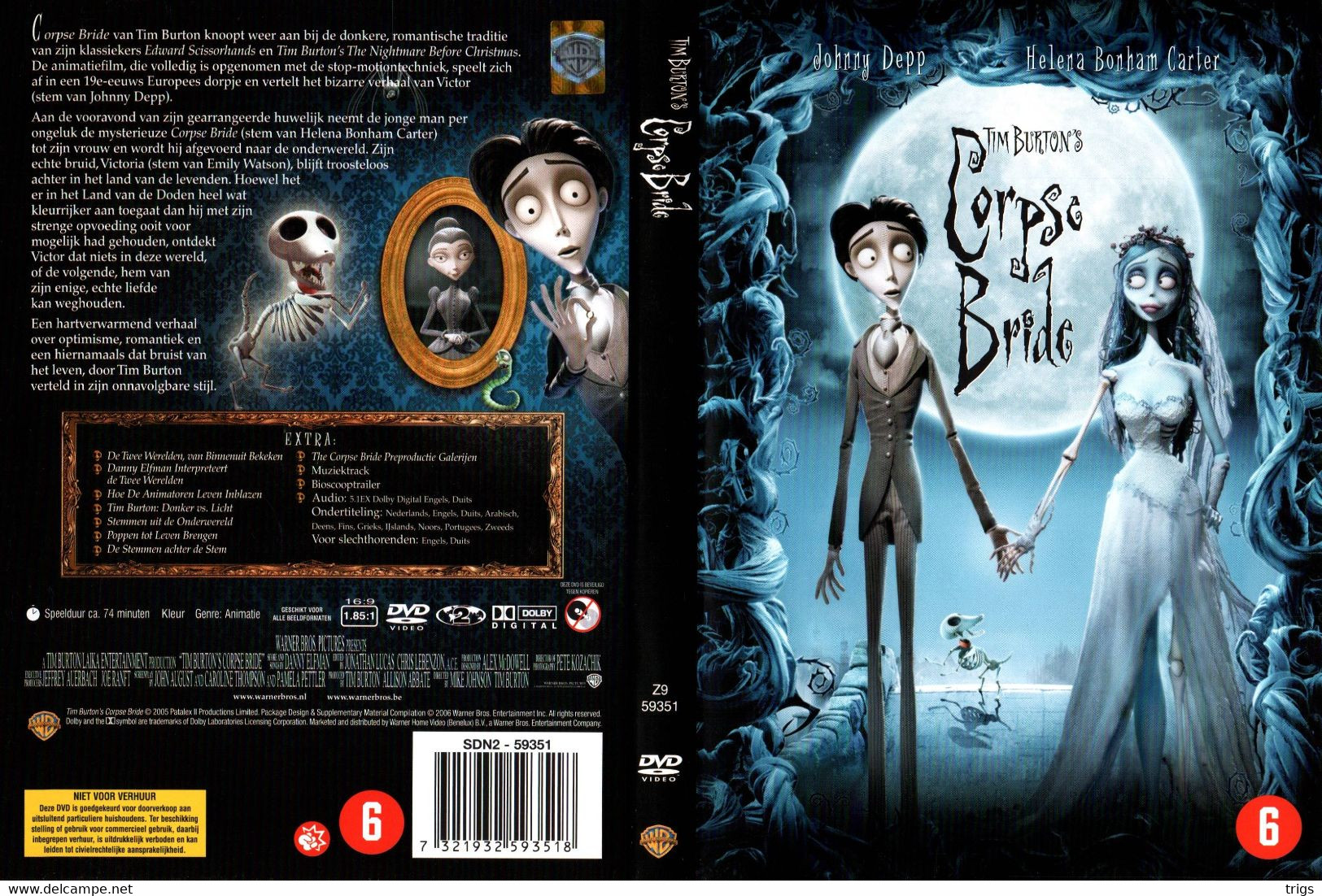 DVD - Corpse Bride - Animatie