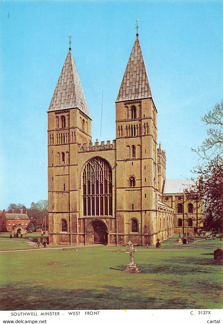 CPM - SOUTHWELL MINSTER - West Front - Autres & Non Classés