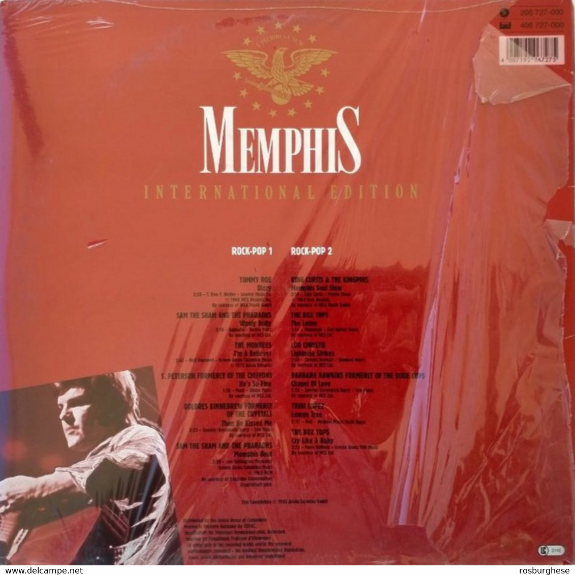 Memphis International Edition Rock Pop LP VINILE Colore Rosso - Ediciones Limitadas