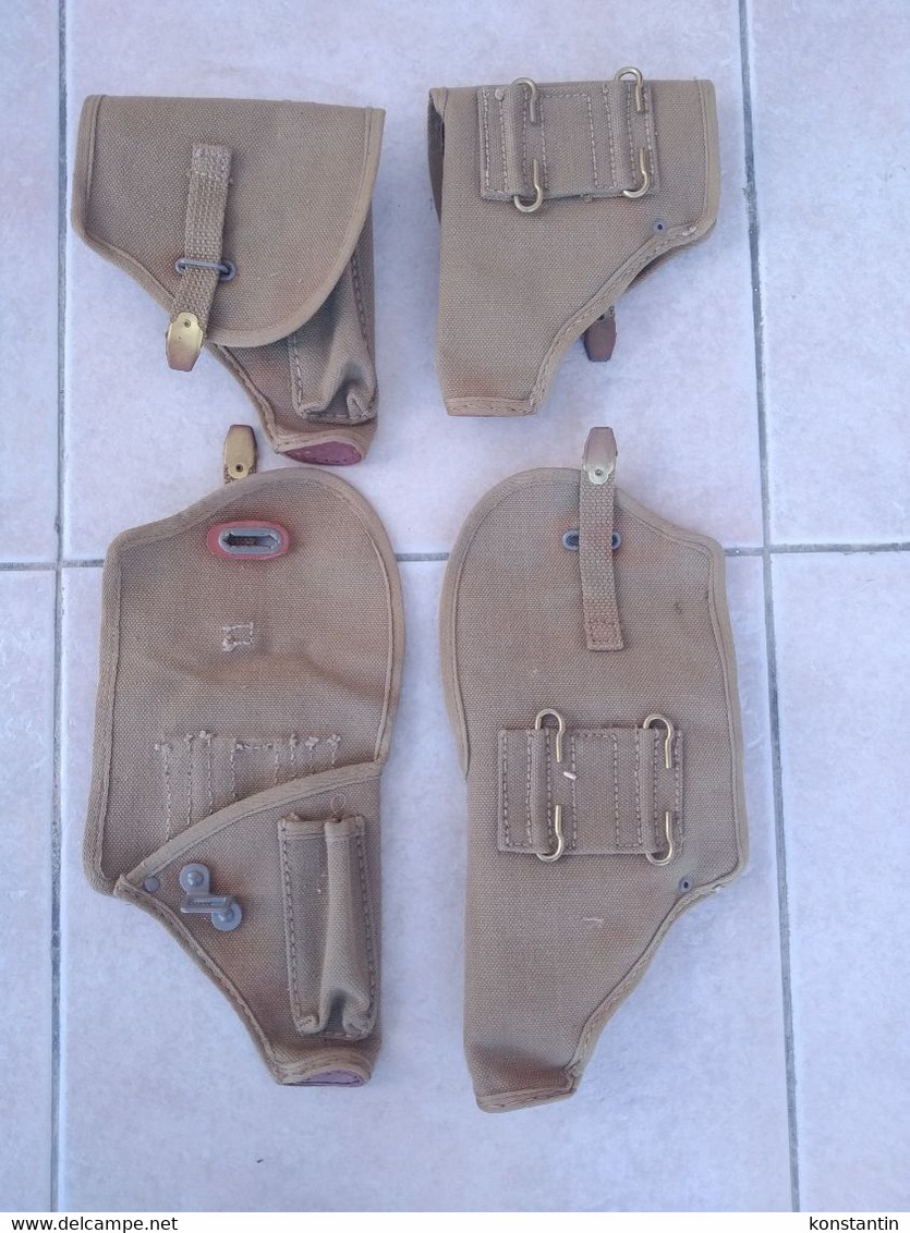 Italian Military Holster Etui For The Beretta 1934,1935 WWII Khaki Shade - Armes Neutralisées