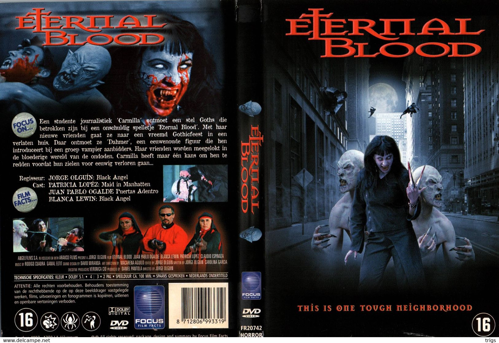 DVD - Eteral Blood - Horreur