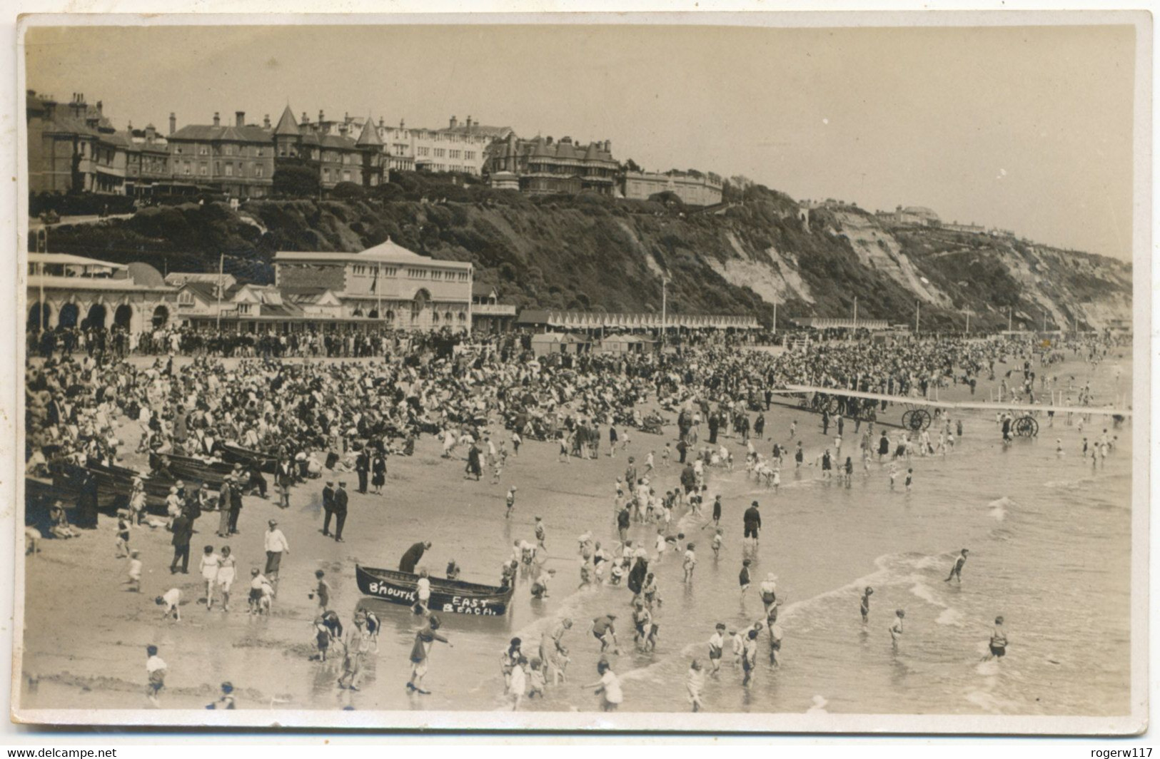 Bournemouth East Beach, 1931 Postcard - Bournemouth (tot 1972)