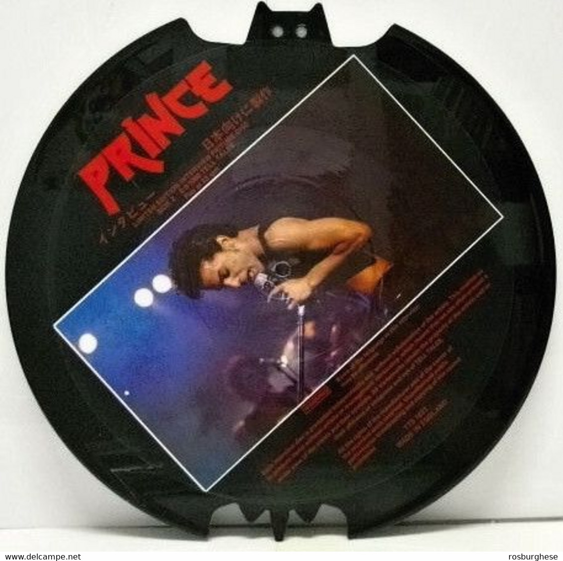 Prince An Interview With Prince 12" VINIKE SHAPE Picture forma di pipistrello