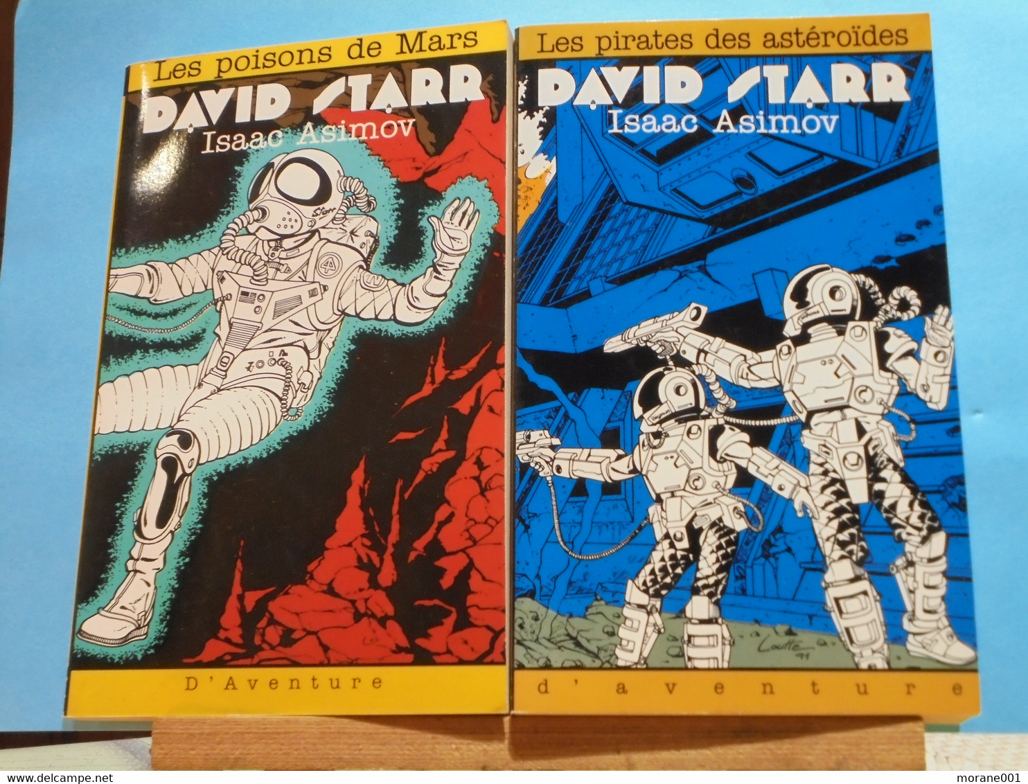 David  Starr Les Poisons De Mars + Les Pirates Des Astéroïdes Isaac Asimov TTBE 1991 - Lefrancq