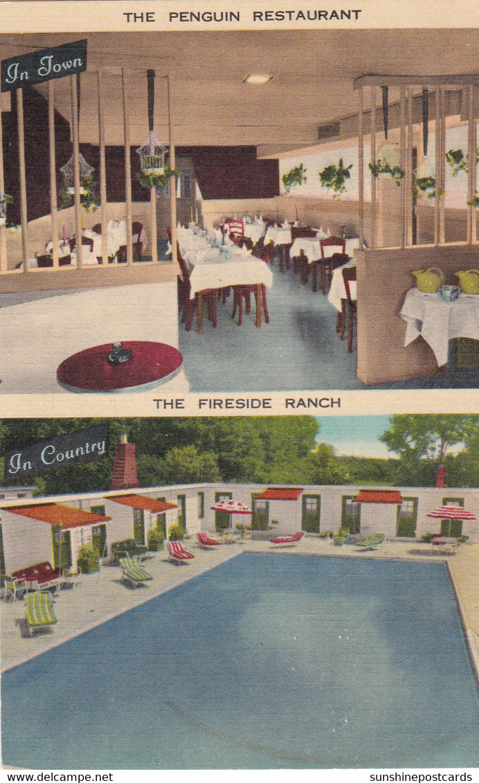 New York City The Penguin Restaurant And The Fireside Ranch Motel Middletown - Bar, Alberghi & Ristoranti