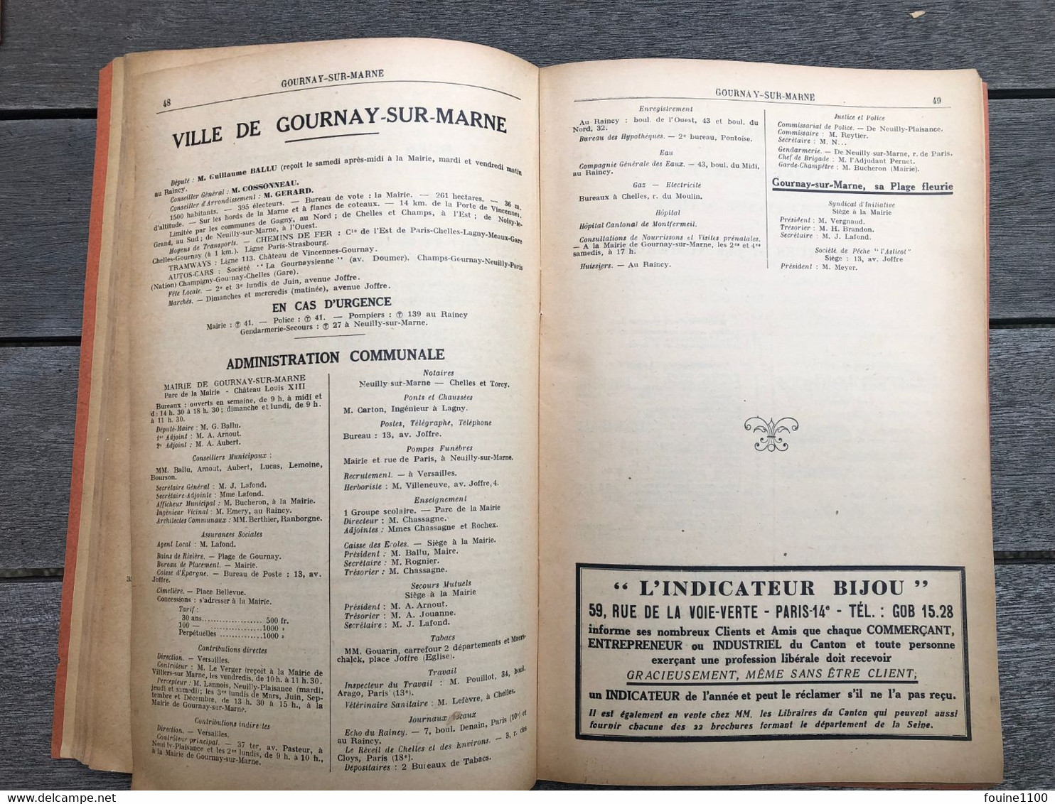 ANNUAIRE LE RAINCY CLICHY SOUS BOIS GAGNY GOURNAY SUR MARNE LIVRY GARGAN MONTFERMEIL NOISY LE GRAND NEUILLY PLAISANCE 93