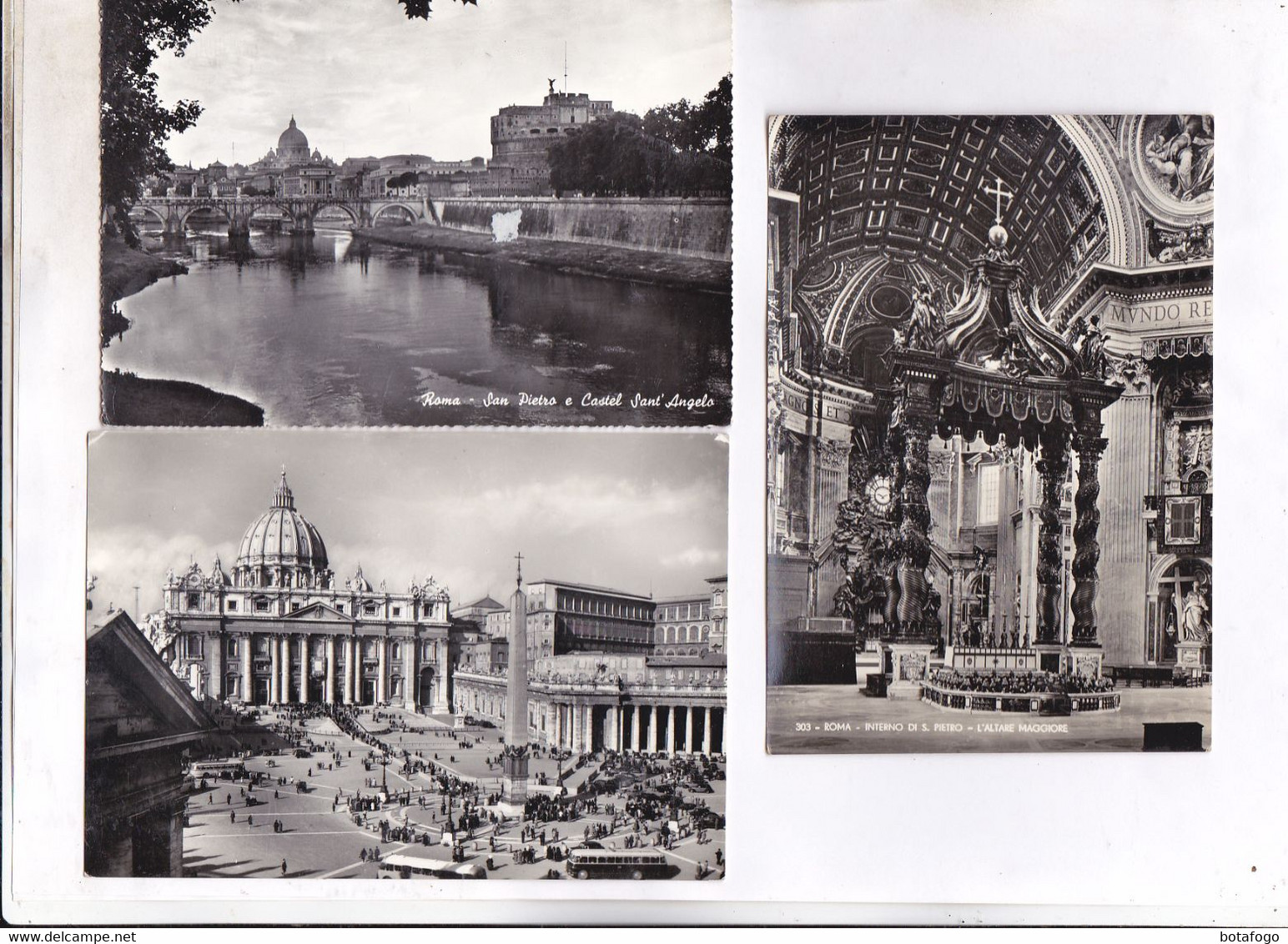 3 CPM PHOTO  ROMA (voir Timbres) - Colecciones & Lotes