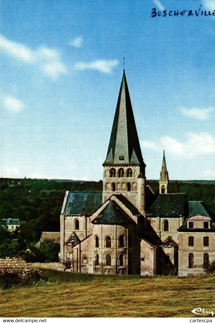 Saint Martin De Boscherville Abbaye Romane De St Georges L'abside La Tour Lanterne        CPM Ou CPSM - Saint-Martin-de-Boscherville