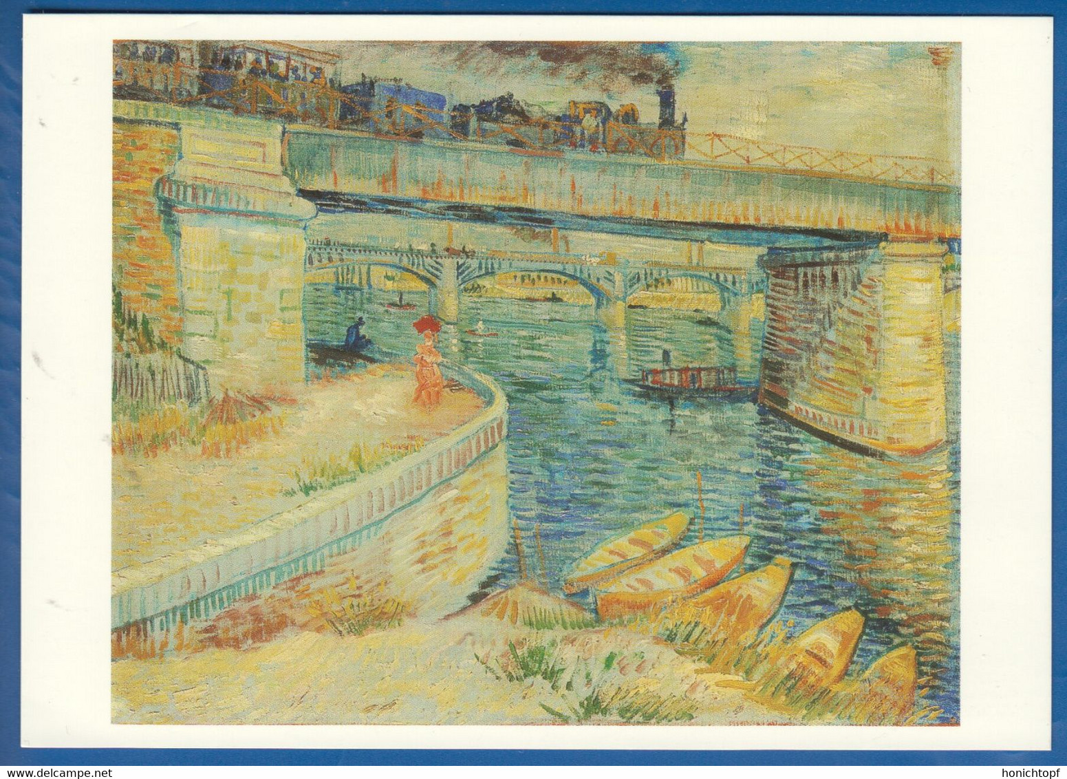 Malerei; Van Gogh Vincent; Die Brücke Von Asnieres; Zürich, Sammlung E.G. Bührle - Van Gogh, Vincent