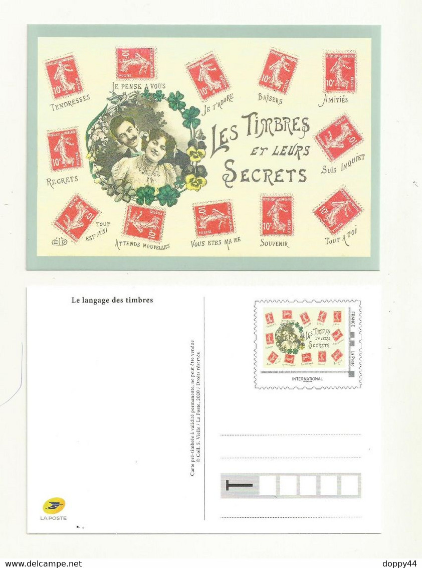 PAP LA POSTE LE LANGAGE DES TIMBRES  NEUVE  SUPERBE. - Official Stationery