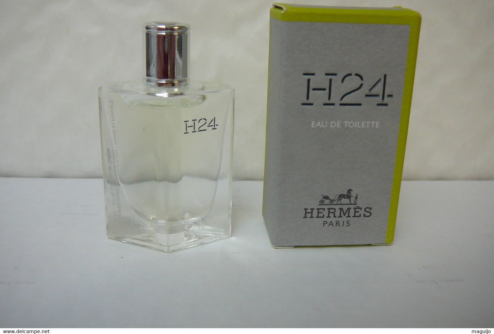 HERMES " H 24 " MINI EDT  5 ML  LIRE ETVOIR !! - - Miniatures Hommes (avec Boite)