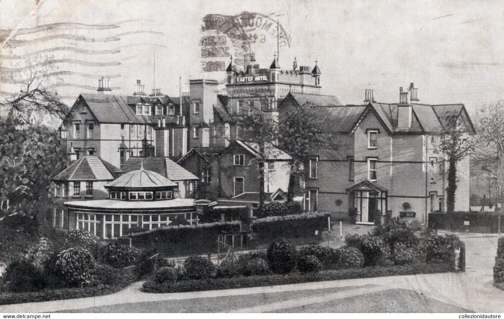 BOURNEMOUTH - ROYAL EXETER HOTEL - BOURNEMOUTH - CARTOLINA FP SPEDITA NEL 1905 - Bournemouth (fino Al 1972)