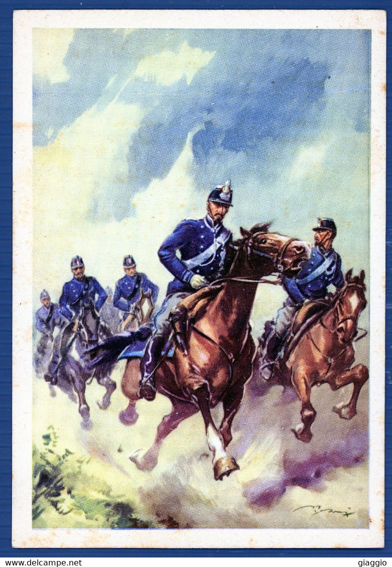 °°° Cartolina - N. 447 Guardie Di P. S. A Cavallo Nuova °°° - Police & Gendarmerie