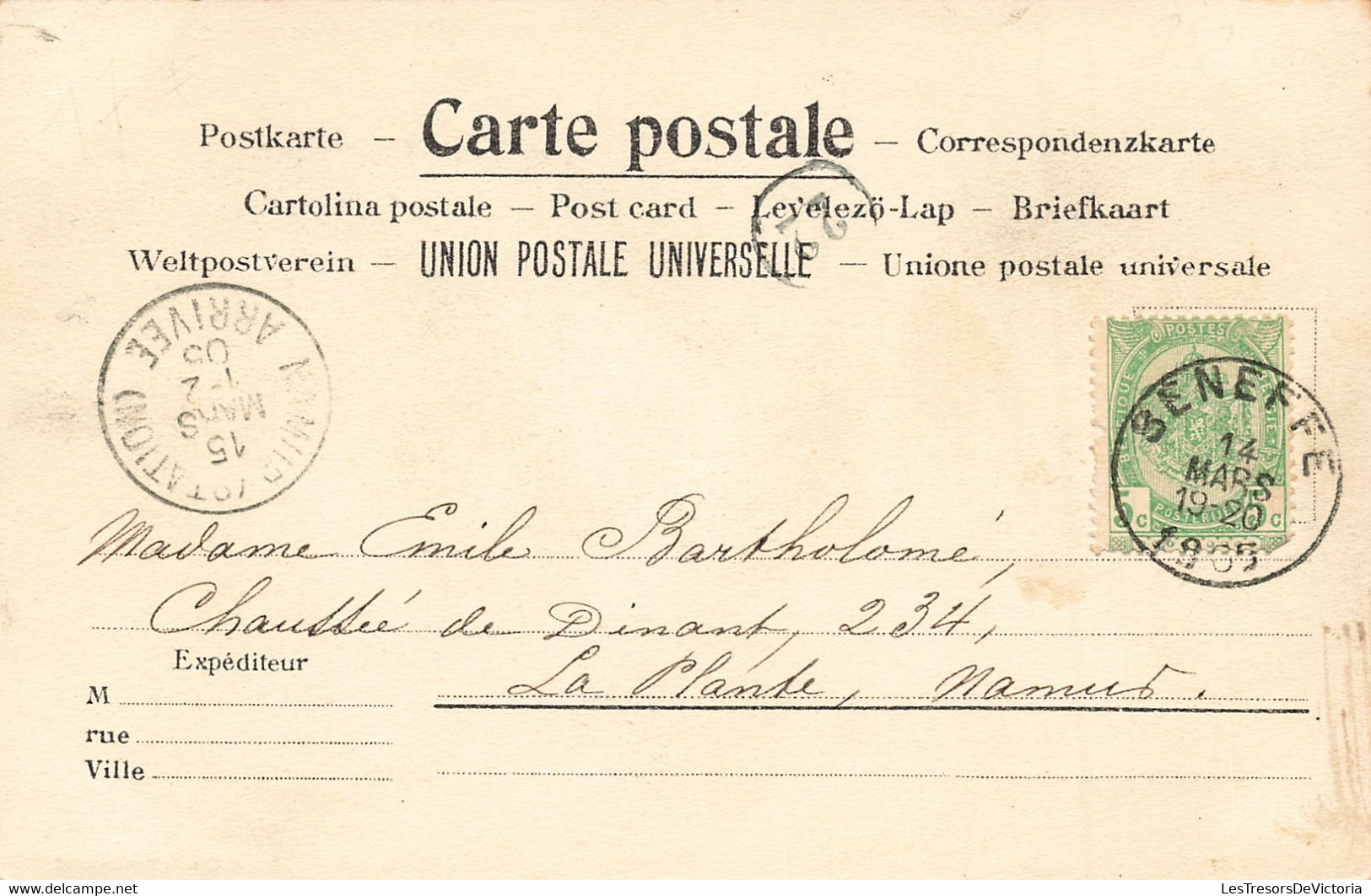 CPA - Belgique - Seneffe - La Gare - Précurseur - Oblitéré Seneffe 1905 - Seneffe