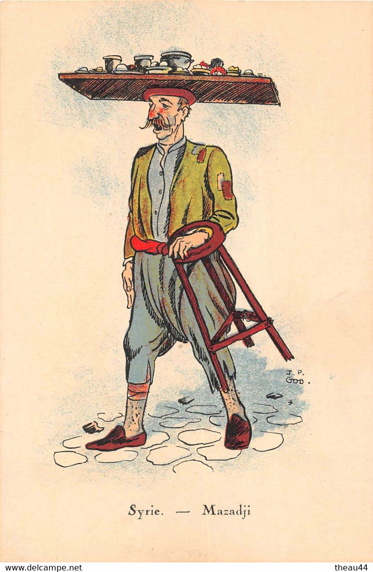 ¤¤  -  SYRIE   -  Illustrateur   -  Mazadji  -  Restaurateur Ambulant    -    ¤¤ - Syria