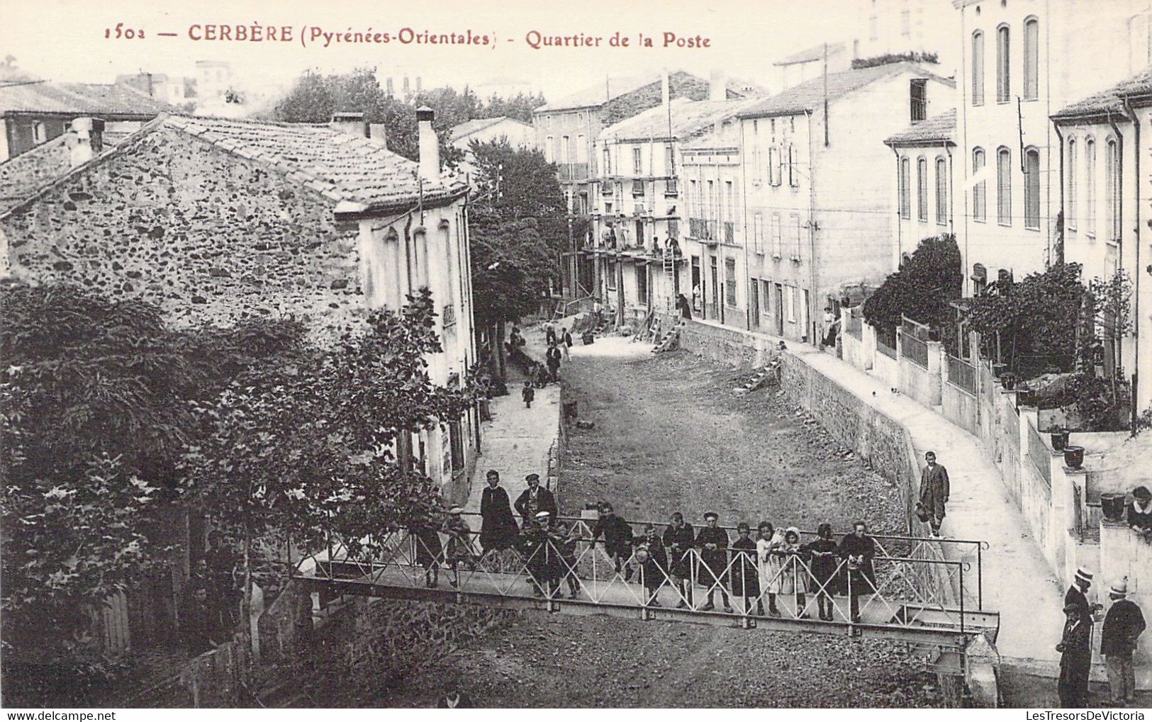 CP FRANCE - 66 - CERBERE - Quartier De La Poste - Cerbere