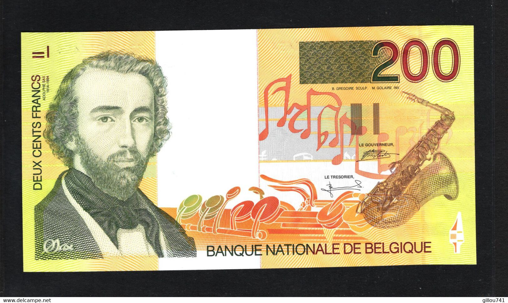 Belgique, 200 Francs, 1994-2001 ND Issue - Verzamelingen