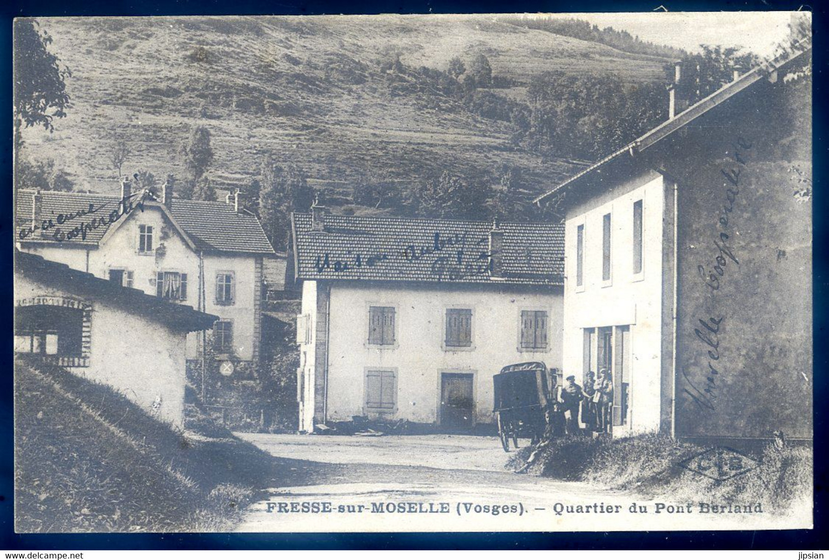 Cpa Du 88 Fresse Sur Moselle -- Quartier Du Pont Berland    LANR19 - Fresse Sur Moselle