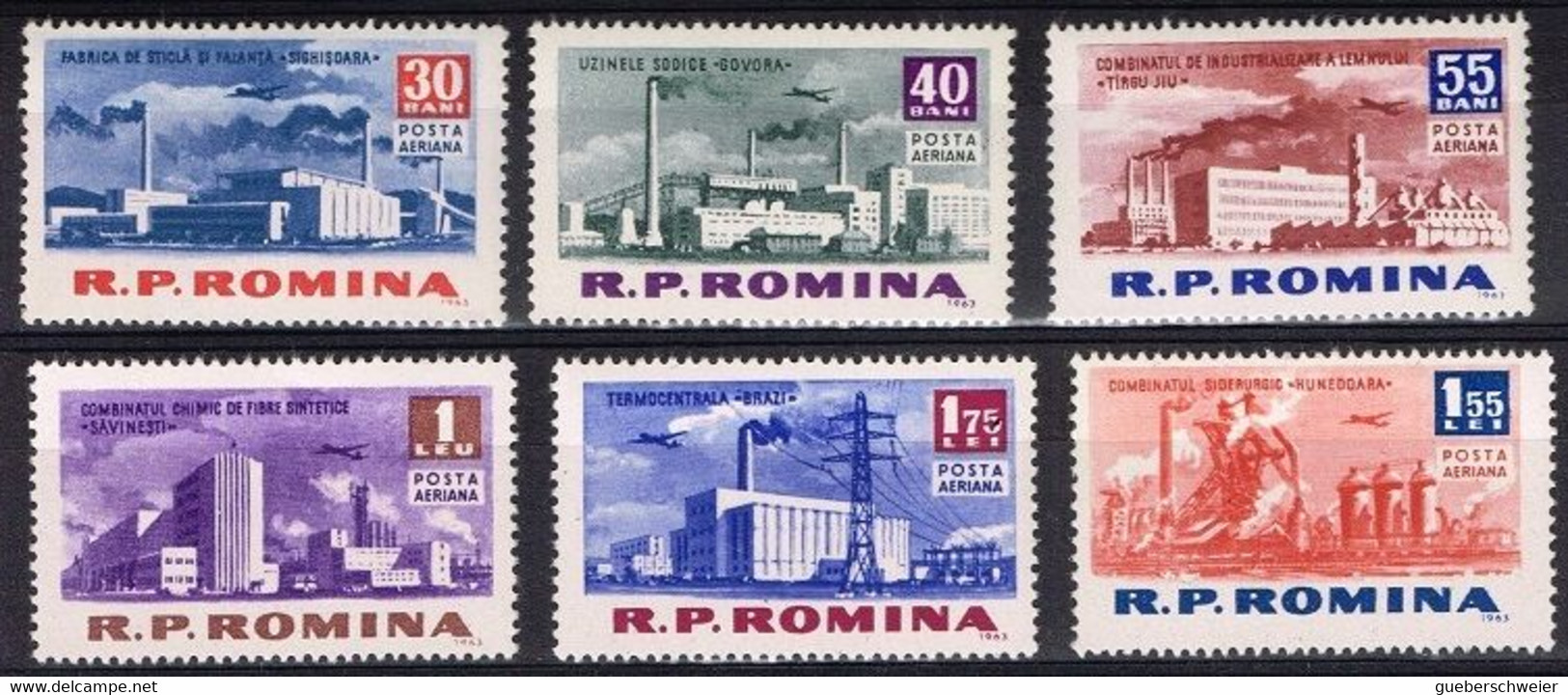 MET 11 - ROUMANIE PA 167/72 Neufs** Usines - Unused Stamps