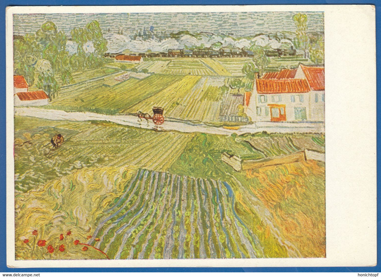 Malerei; Van Gogh Vincent; Landschaft Bei Auvers - Van Gogh, Vincent