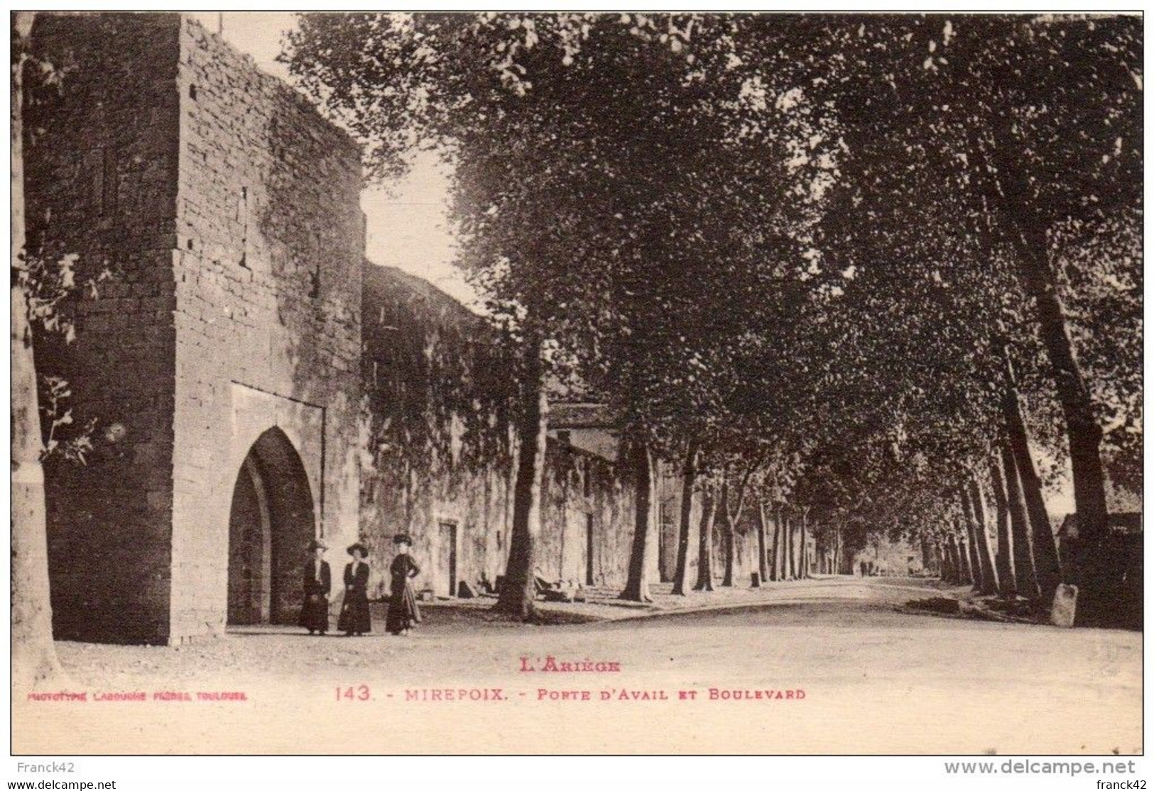 09. Mirepoix. Porte D'avail Et Boulevard - Mirepoix