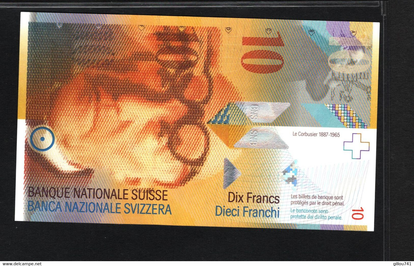 Suisse, 10 Franken/Francs/Franchi, 1994-2014 Issue National Bank - Suisse