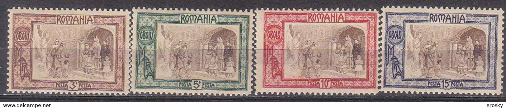 R6348 - ROMANIA ROUMANIE Yv N°203/06 * - Unused Stamps