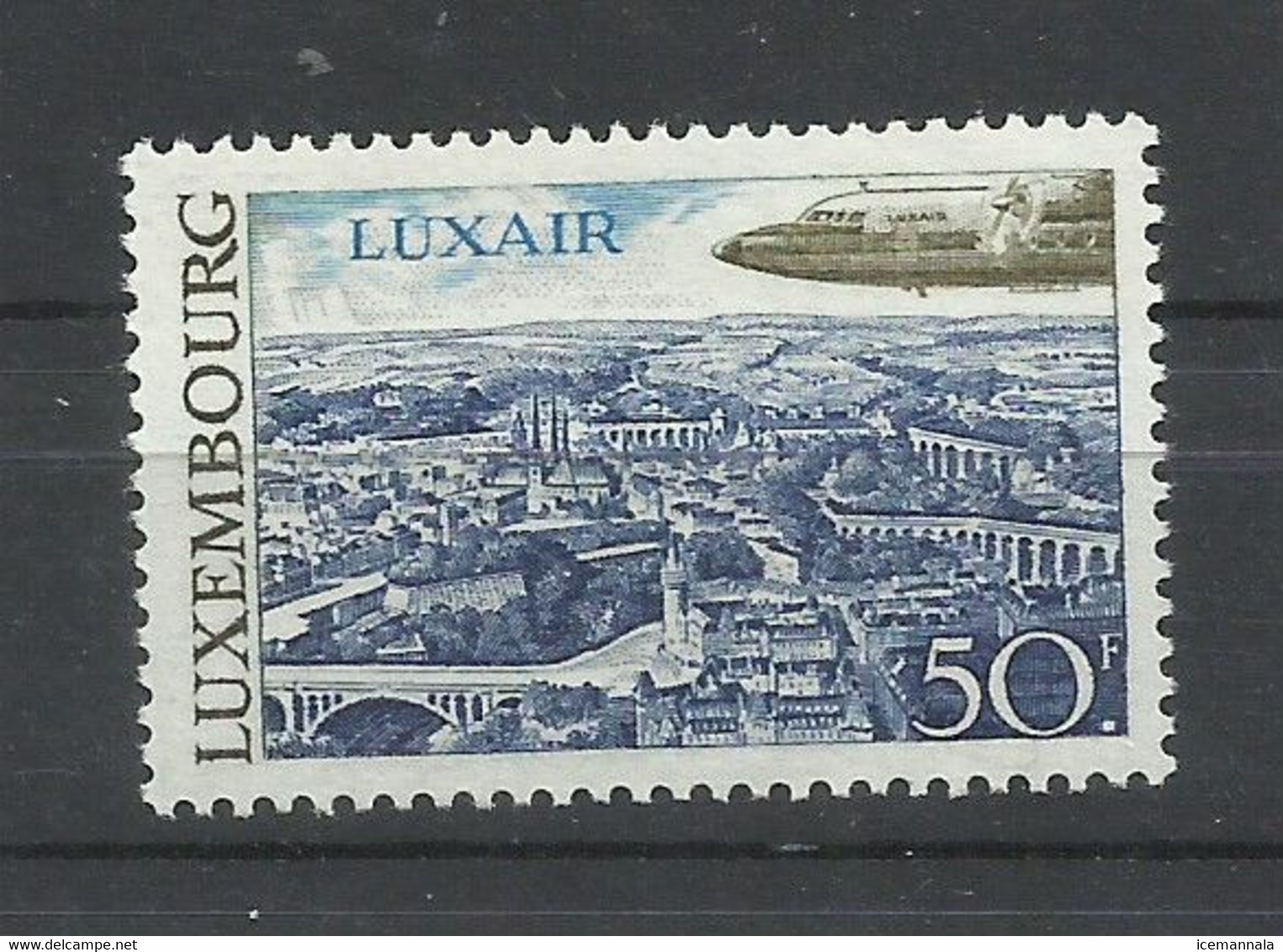 LUXEMBURGO  YVERT   AEREO  21   MNH  ** - Unused Stamps