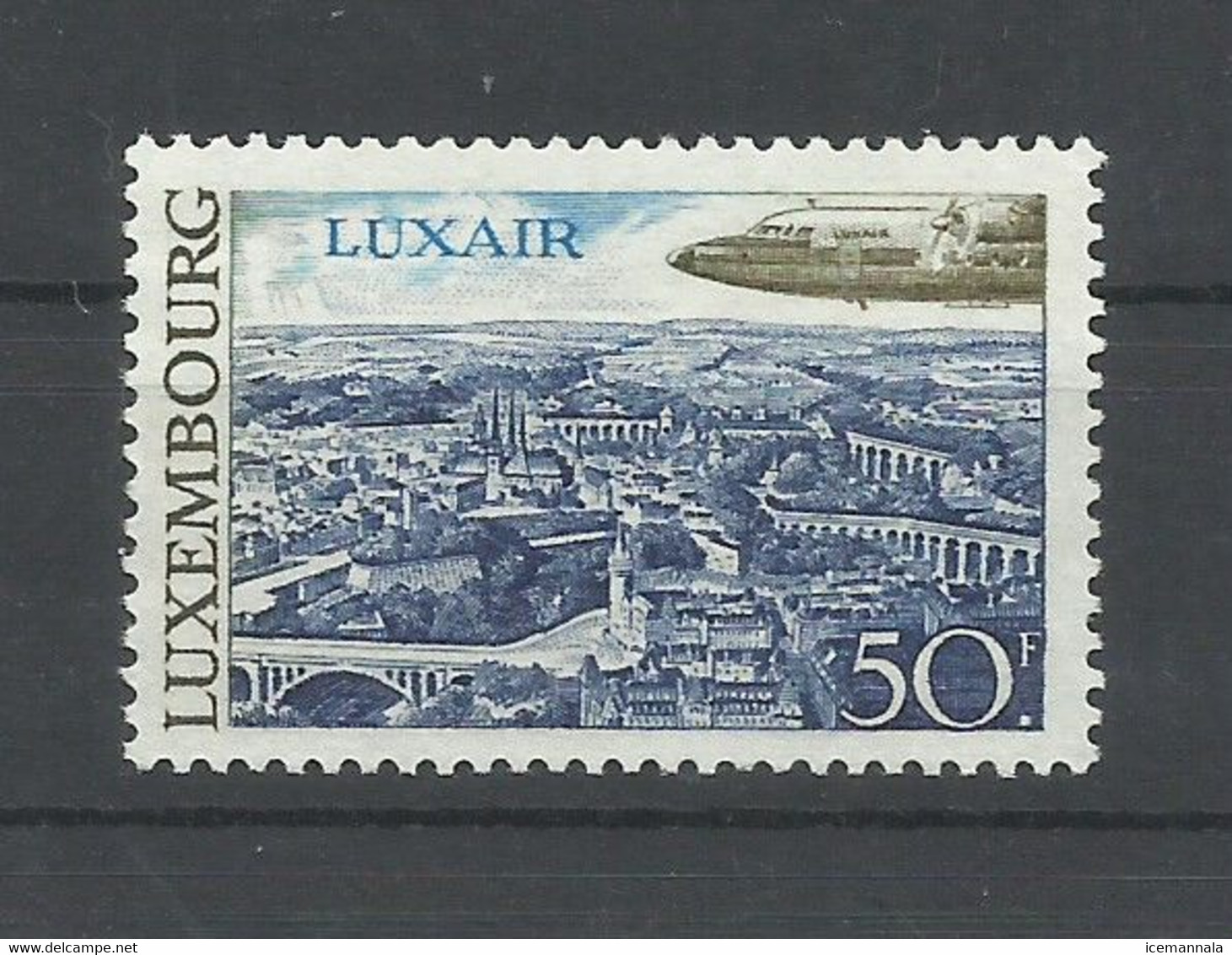 LUXEMBURGO  YVERT   AEREO  21   MNH  ** - Unused Stamps