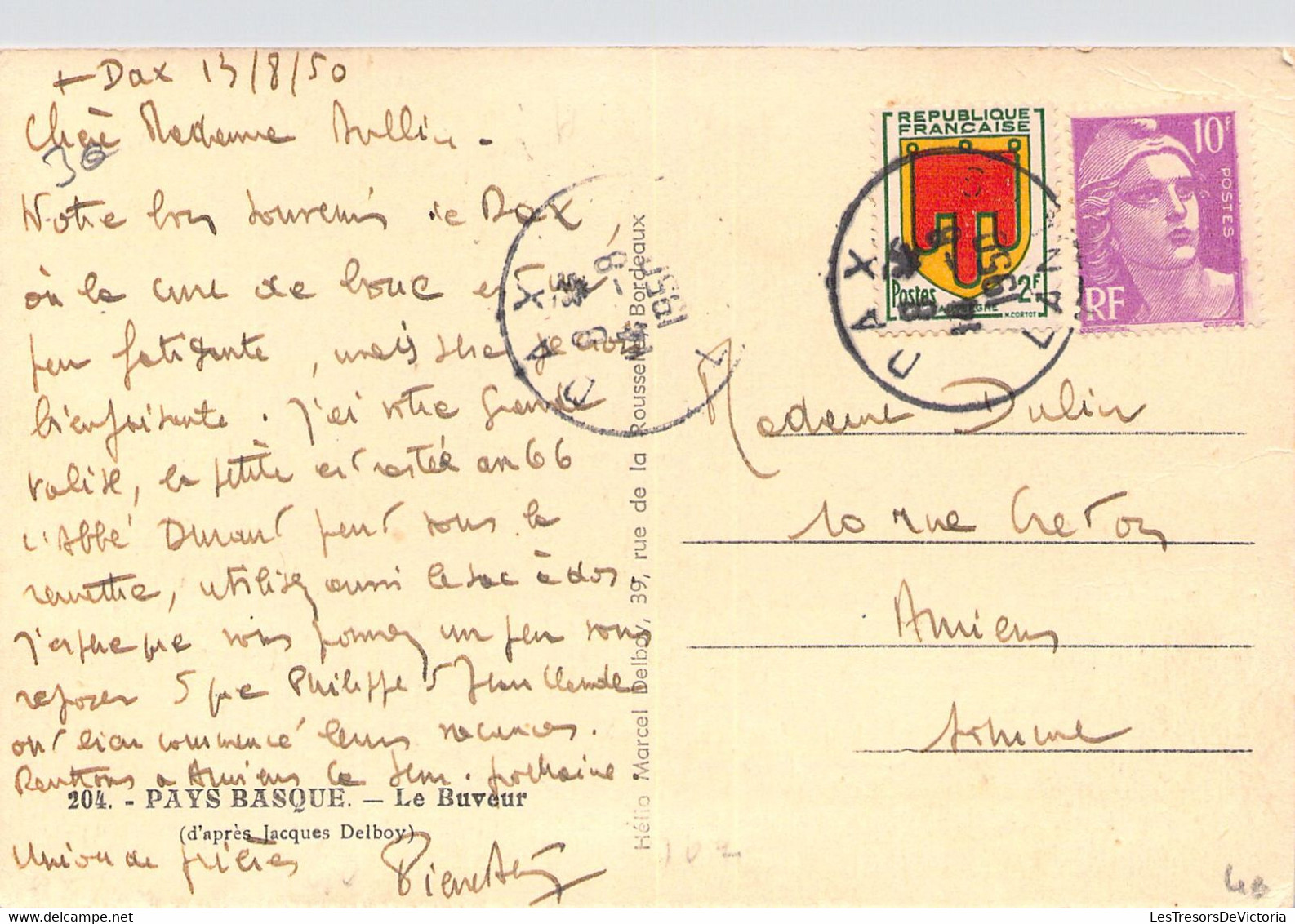 CPA - FRANCE - 64 - PAYS BASQUE - Le Buveur - Attelage - Agriculture - Sonstige & Ohne Zuordnung