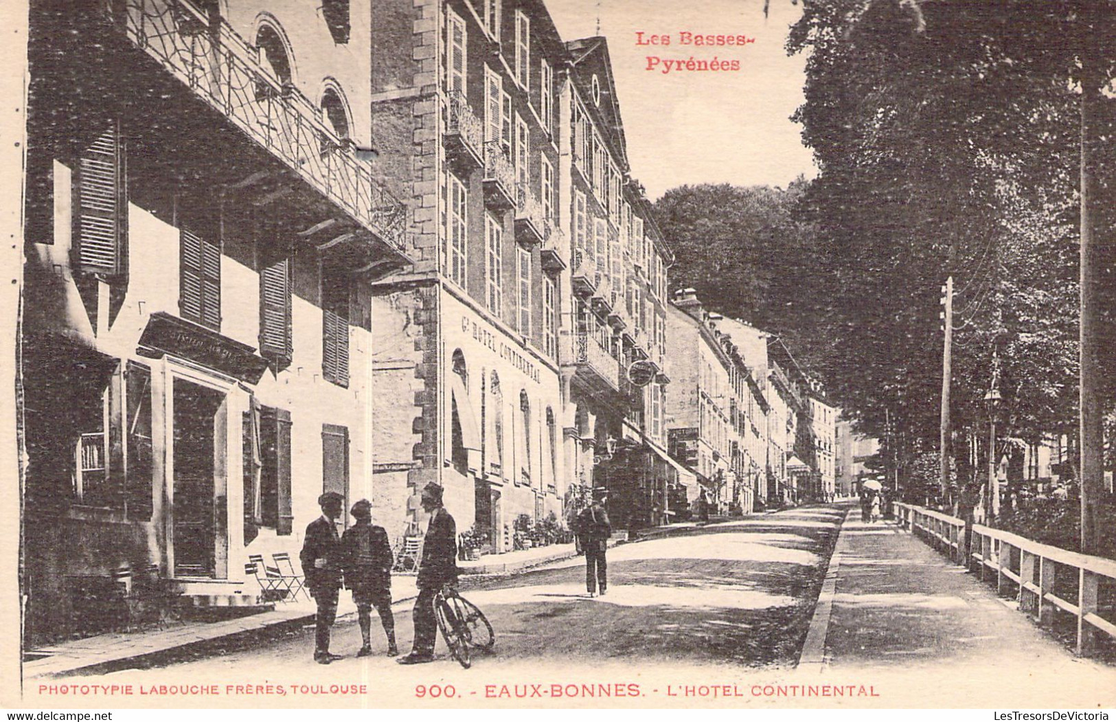 CPA - FRANCE - 64 - EAUX BONNES - L'Hôtel Continental - Eaux Bonnes