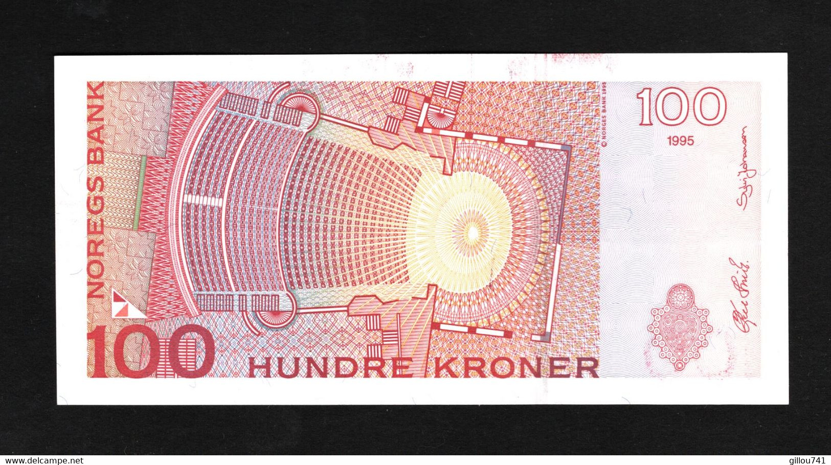 Norvège, 100 Kroner, 1994-2015 "VII Series" Issue - Norway