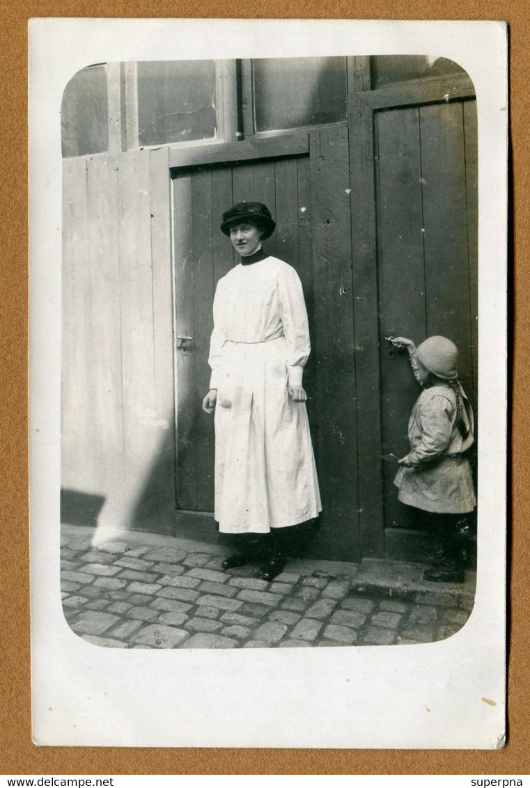 " PRINCESSE CHARLOTTE DU LUXEMBOURG "  Carte Photo (1917) - Famiglia Reale