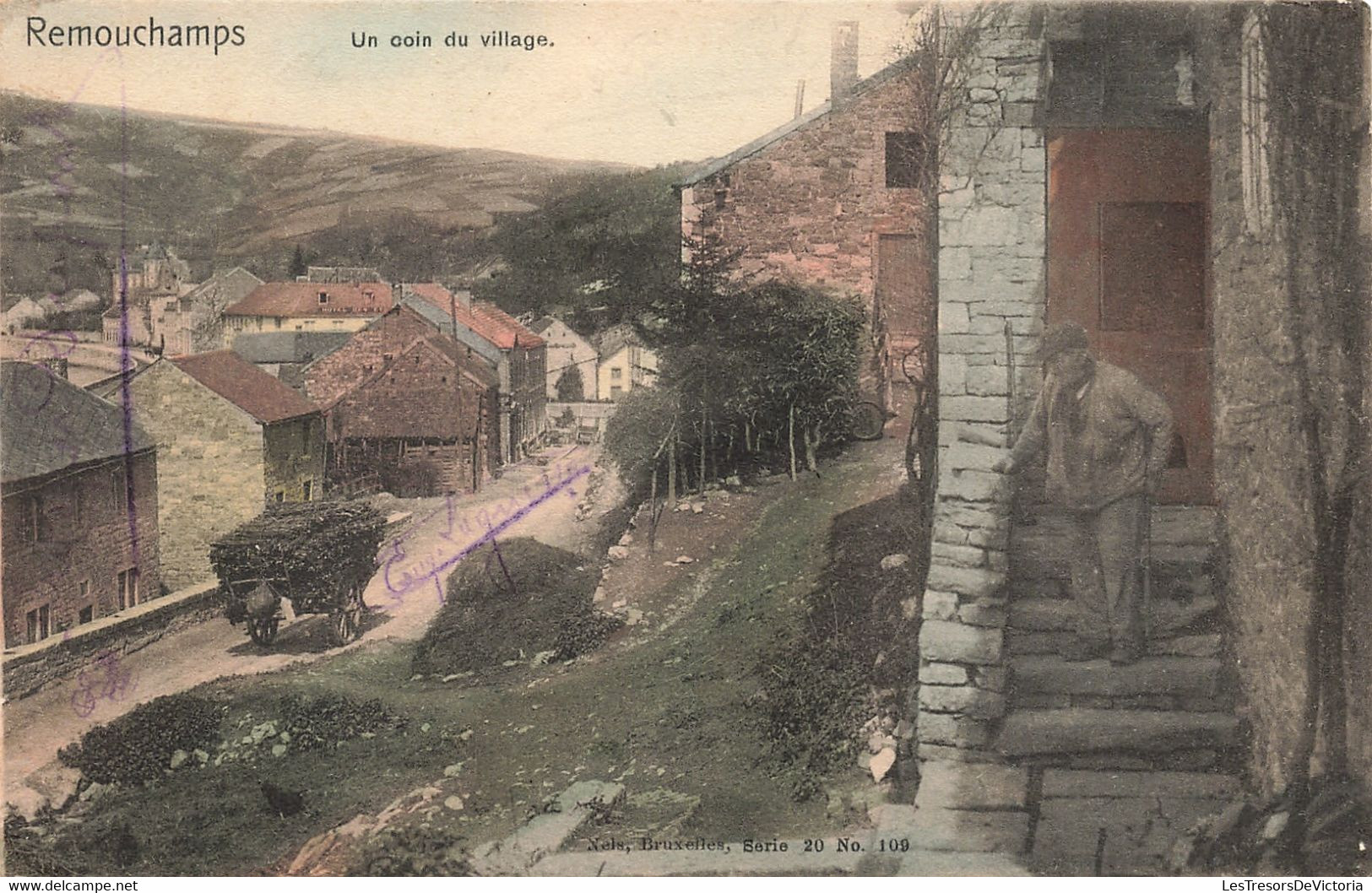 CPA - Remouchamps - Un Coin Du Village - Edit. Nels - Animé - Colorisé  - Dos Non Divisé - Oblitéré1904 - Aywaille