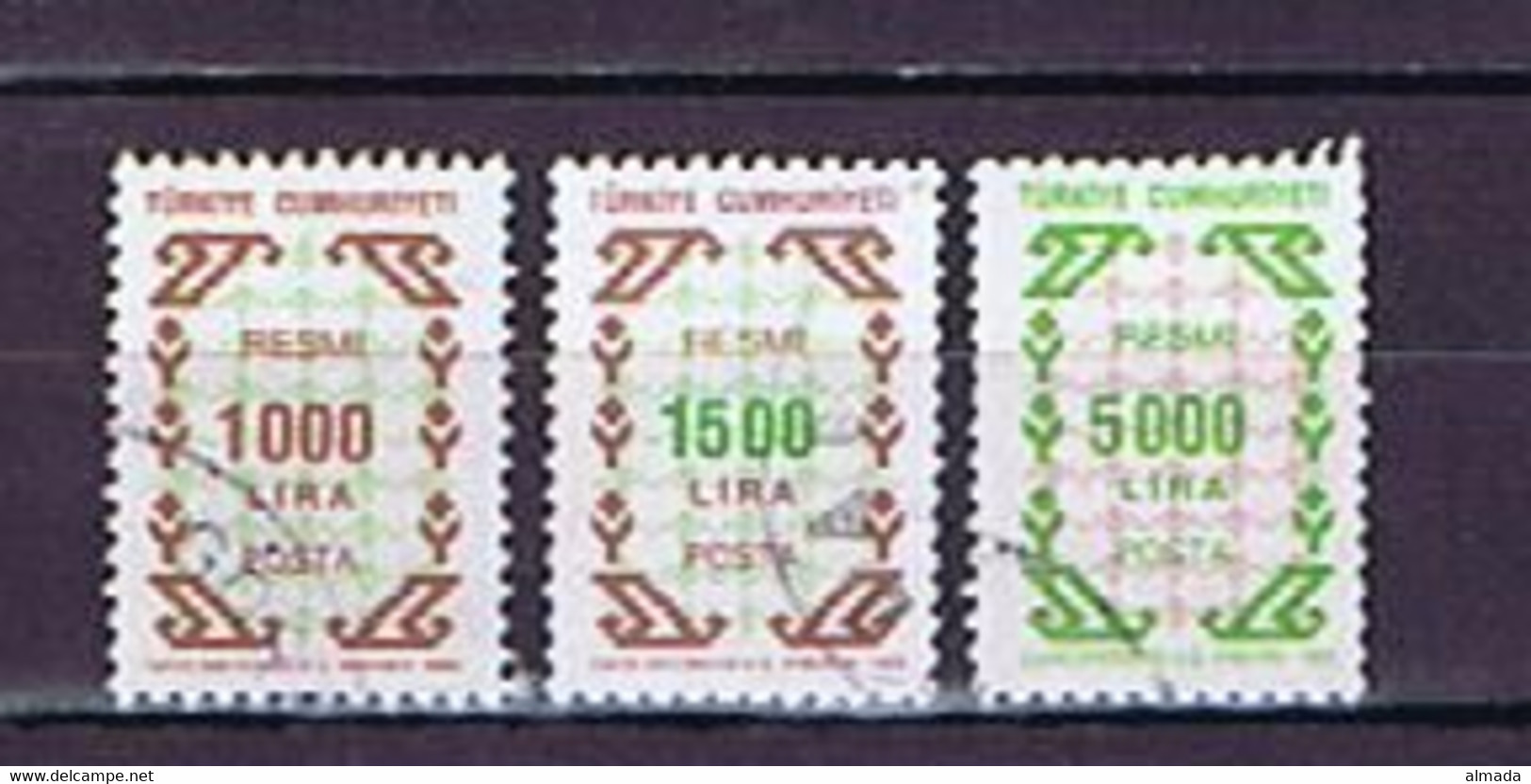 Türkei, Turkey 1993: Official, Michel 198-200 Used, Gestempelt - Official Stamps