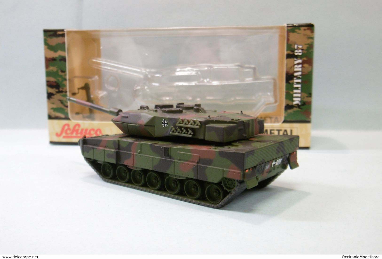 Schuco - Char LEOPARD 2A6 Bundeswehr Militaire Réf. 452656500 Neuf NBO HO 1/87 - Véhicules Routiers