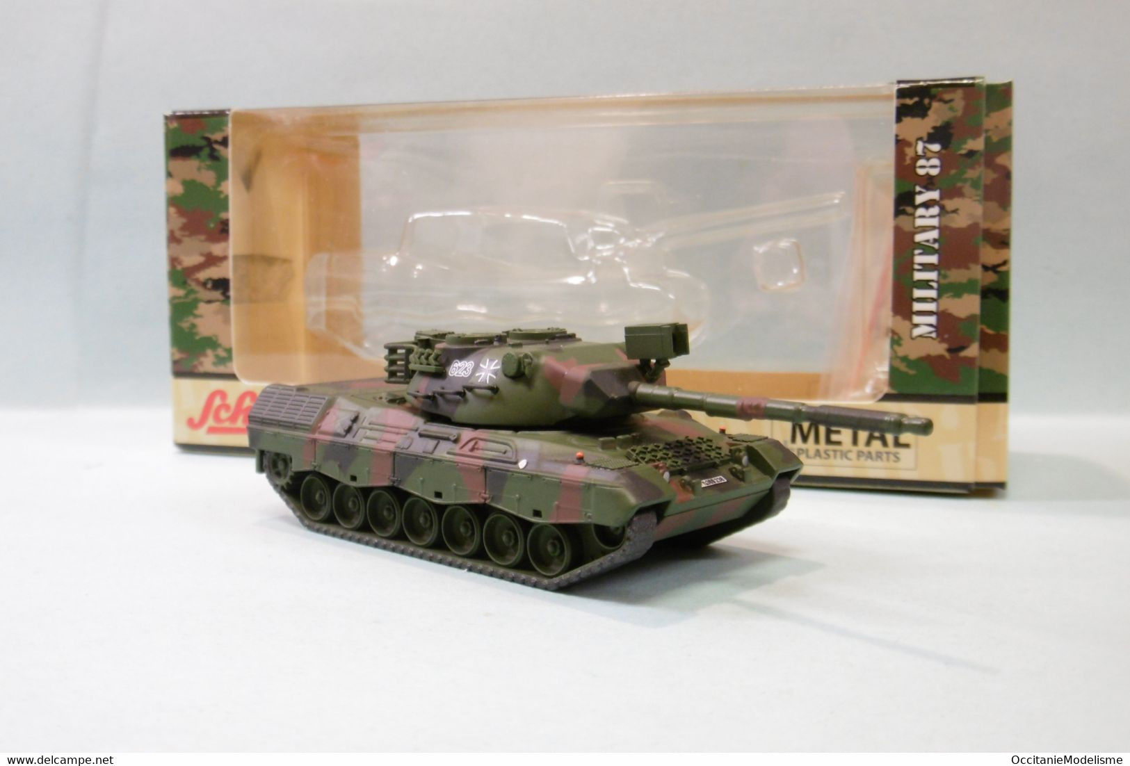 Schuco - Char LEOPARD 1A1 Bundeswehr Militaire Réf. 452652300 Neuf NBO HO 1/87 - Strassenfahrzeuge