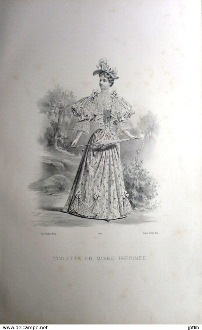 Mode / de Wailly & Hurpin / COLAS (Louis) et Ivan Pouillier / MODÈLES DE TOILETTES - 20 PLANCHES - 1894.