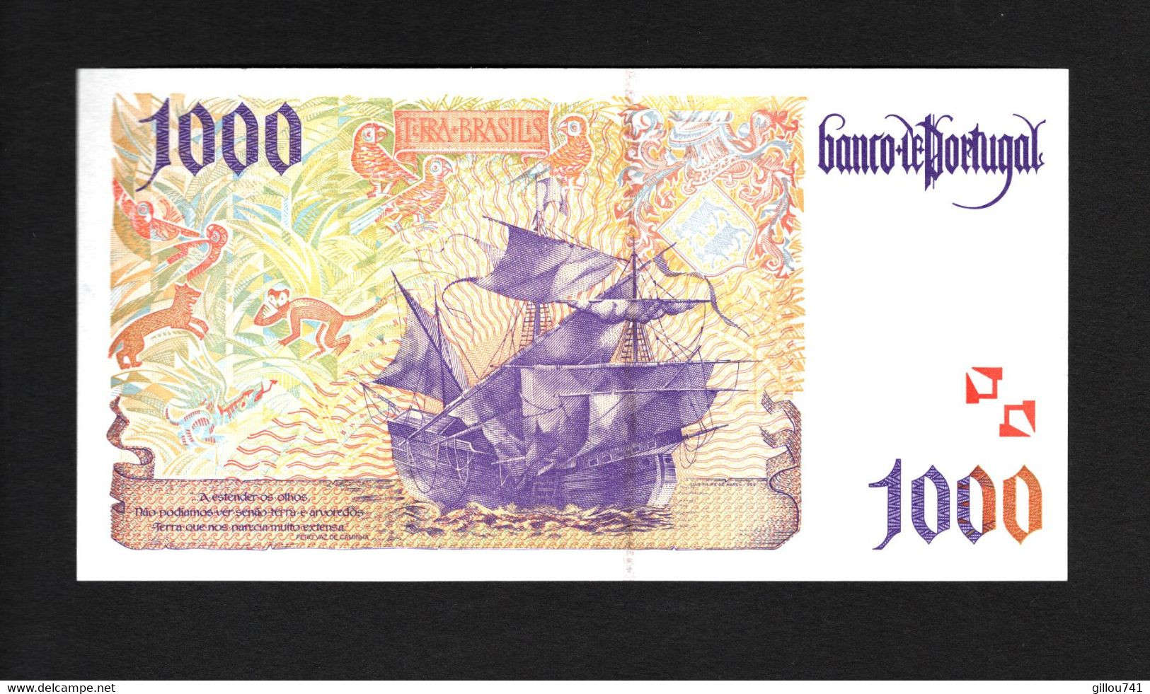 Portugal, 1,000 Escudos, 1995-2000 "Portuguese Seafarers & Explorers" Issue - Portugal