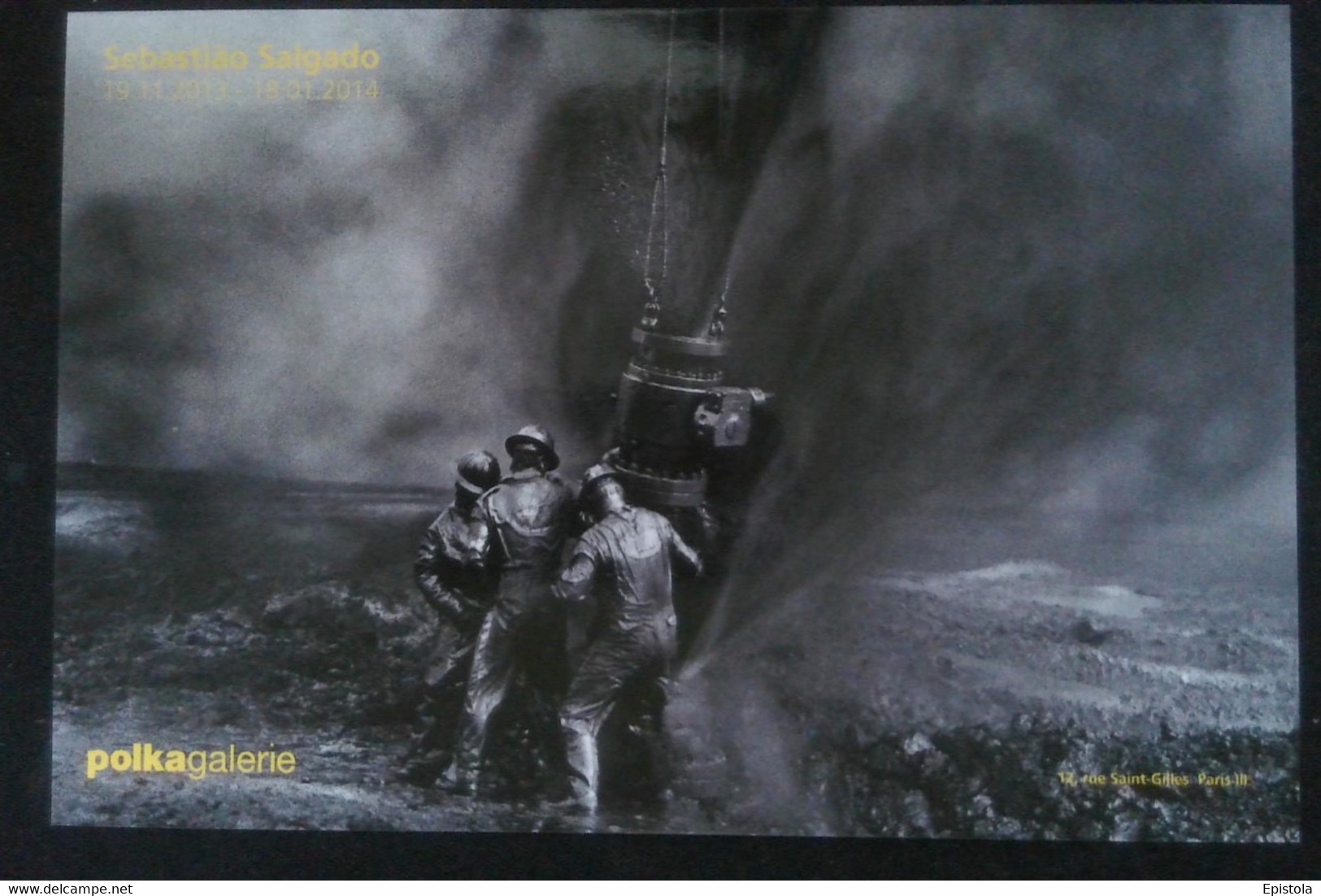 ► KOWEIT 1991.   Sebastiao Salgado  (Luxe Card)  Oil Linking. Guerre Du Golf.  Gulf War - Kuwait