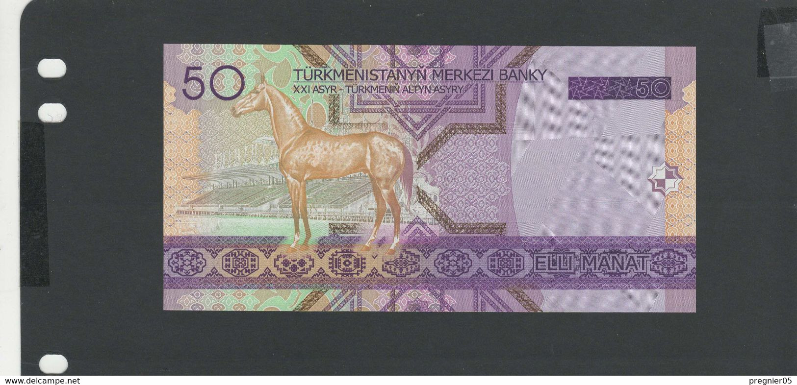 TURKMENISTAN - Billet 50 Manat 2005  NEUF/UNC Pick. 17 - Turkménistan