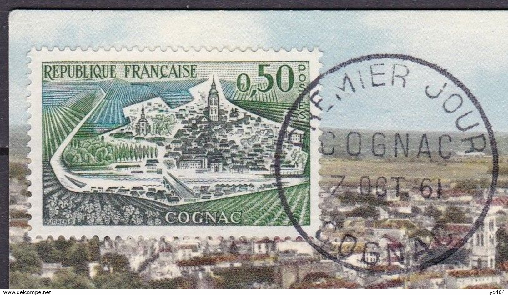 FR7282B - FRANCE – 1961 – COGNAC - VARIETIES - Y&T # 1314/1314b FDC - Covers & Documents