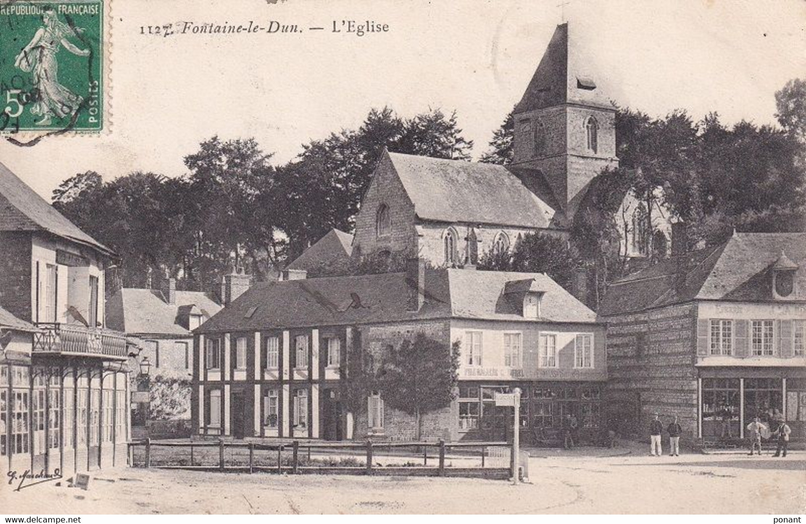 Fontaine Le Dun  L'Eglise La Place - Fontaine Le Dun