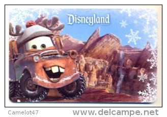 Disneyland Resort,  Anaheim, CA., U.S.A.  Admission Ticket  Card On Its Backer # Dt-171a - Toegangsticket Disney