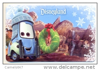 Disneyland Resort,  Anaheim, CA., U.S.A.  Admission Ticket  Card On Its Backer # Dt-173a - Disney-Pässe