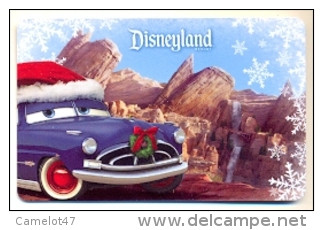 Disneyland Resort,  Anaheim, CA., U.S.A.  Admission Ticket  Card On Its Backer # Dt-174a - Passeports Disney