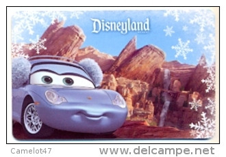 Disneyland Resort,  Anaheim, CA., U.S.A.  Admission Ticket  Card On Its Backer # Dt-175a - Disney-Pässe