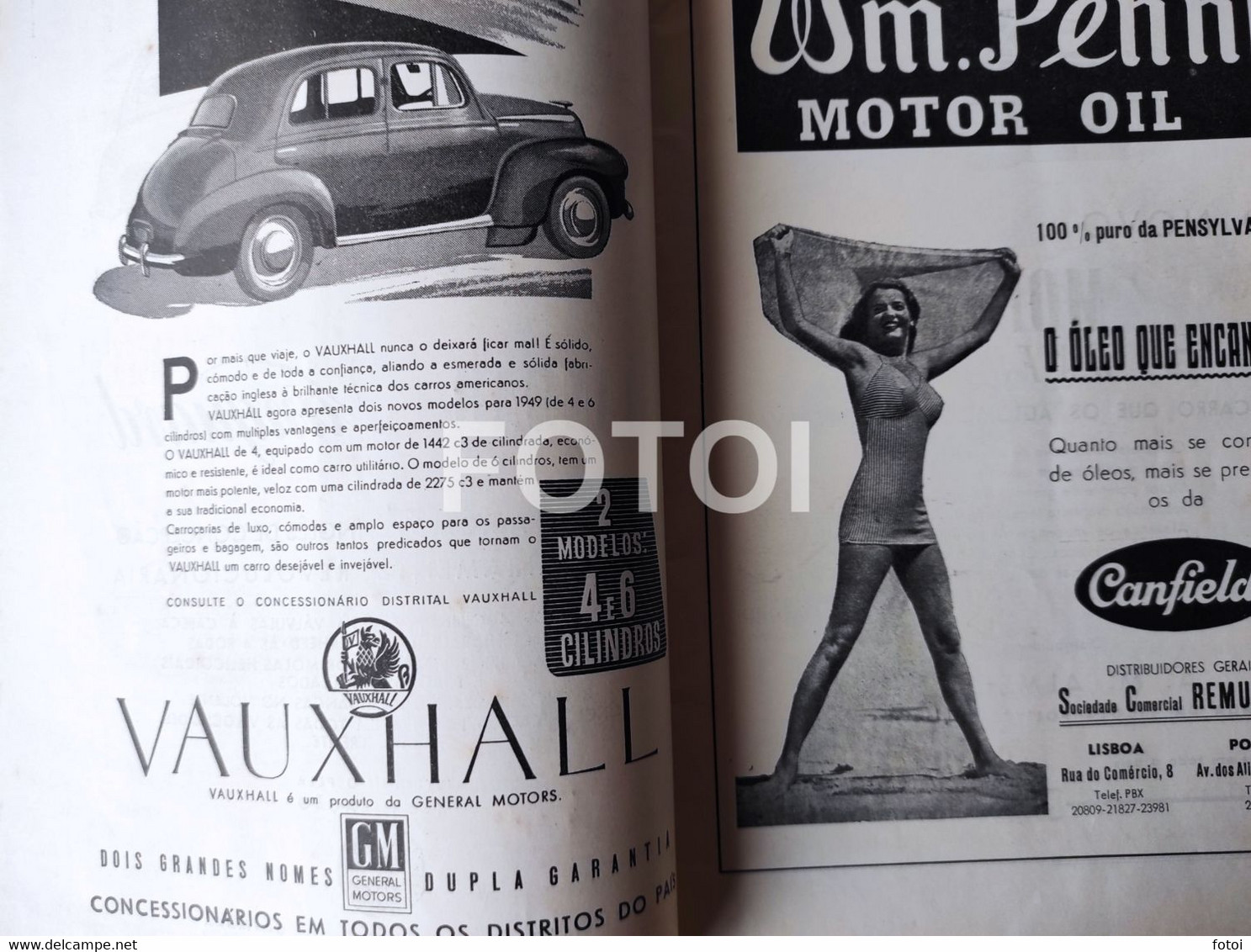 1948 FORD PREFECT DELAHAYE STANDARD VANGUARD PORTO ACP AUTOMOVEL CLUB PORTUGAL MAGAZINE - Magazines