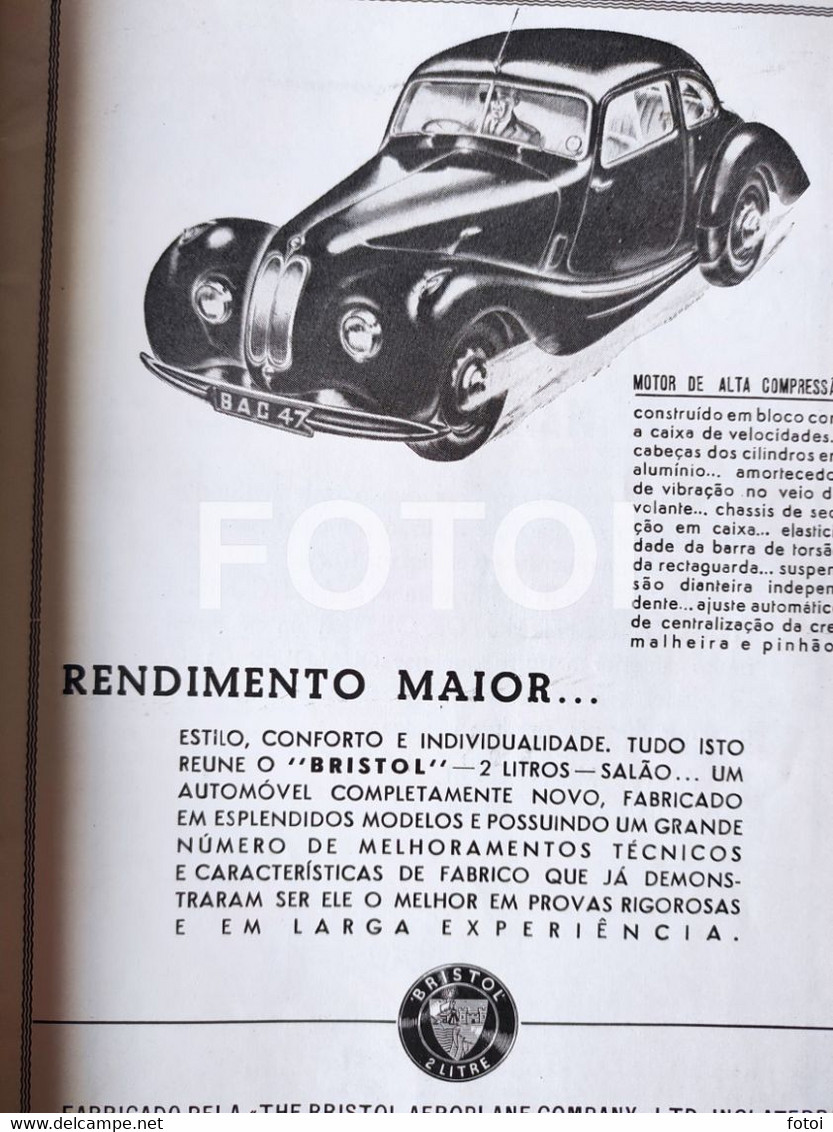 1948 FORD PREFECT DELAHAYE STANDARD VANGUARD PORTO ACP AUTOMOVEL CLUB PORTUGAL MAGAZINE - Magazines